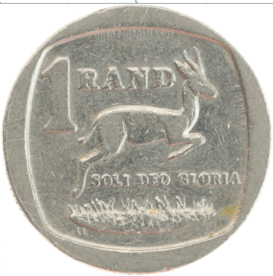 Монета ранд Южно Африканской Республики 1991 года Медно-никель