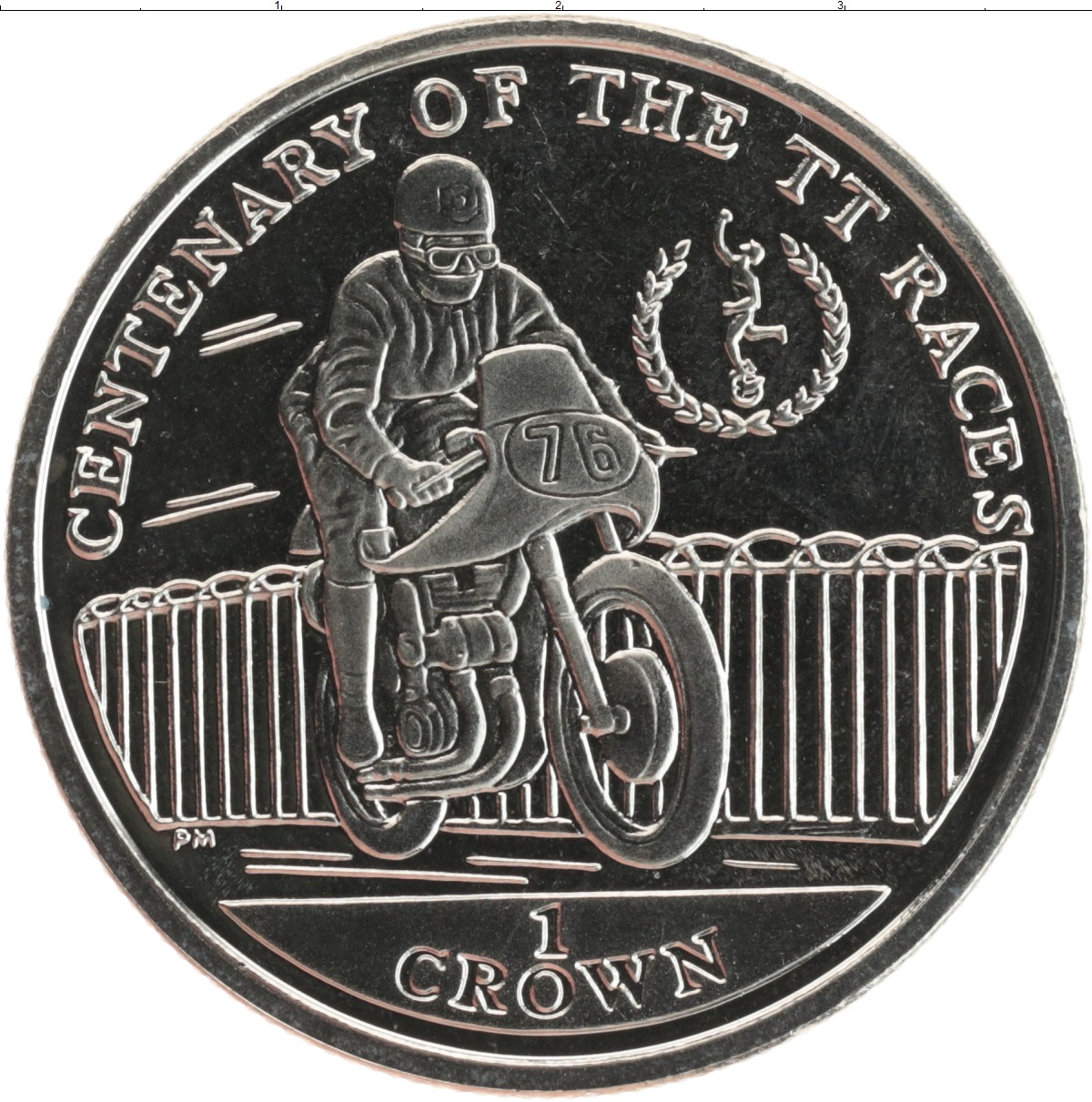 Монета крона Острова Мэн 2007 года Медно-никель Елизавета II