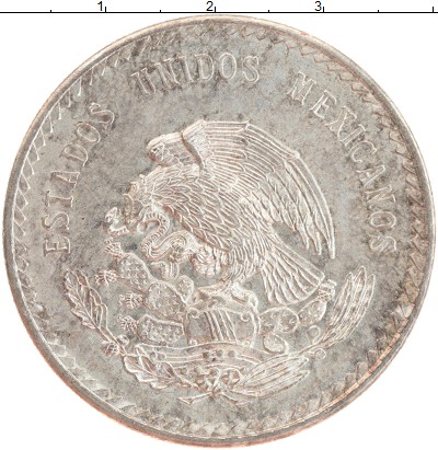 

Монеты Клуб Нумизмат, Монета Мексика 1 песо 1960 Серебро XF-