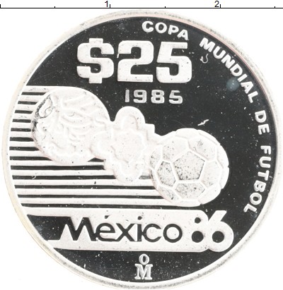 

Монеты Клуб Нумизмат, Монета Мексика 5 песо 2006 Чемпионат мира по футболу Серебро Proof-