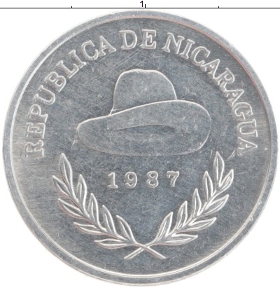 

Монеты Клуб Нумизмат, Монета Никарагуа 25 сентаво 1987 Алюминий UNC-