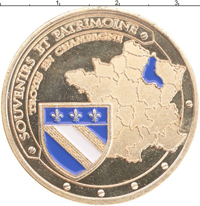 

Монеты Клуб Нумизмат, Монета Франция Жетон Труа Латунь Proof-