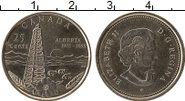 монета - канада 25 центов - подробная информация фото 1