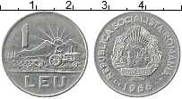 монета - румыния 1 лей - подробная информация фото 1