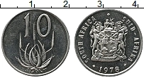 монета - юар 10 центов - подробная информация фото 1