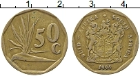 монета - юар 50 центов - подробная информация фото 1