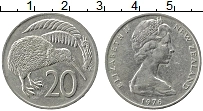 монета - новая зеландия 20 центов - подробная информация фото 1