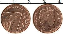 монета - великобритания 1 пенни - подробная информация фото 1