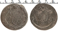монета - 1762 – 1796 екатерина ii 5 копеек - подробная информация фото 1