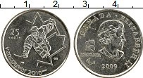 монета - канада 25 центов - подробная информация фото 1