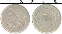 монета - гватемала 25 сентаво - подробная информация фото 1