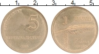 монета - словения 5 толаров - подробная информация фото 1
