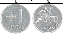монета - литва 1 цент - подробная информация фото 1