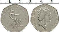 монета - великобритания 50 пенсов - подробная информация фото 1