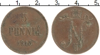 монета - 1894 – 1917 николай ii 5 пенни - подробная информация фото 1