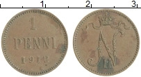 монета - 1894 – 1917 николай ii 1 пенни - подробная информация фото 1