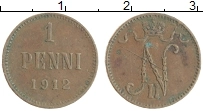 монета - 1894 – 1917 николай ii 1 пенни - подробная информация фото 1