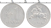 монета - литва 1 цент - подробная информация фото 1