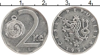монета - чехия 2 кроны - подробная информация фото 1