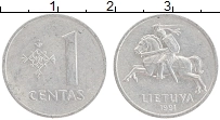 монета - литва 1 цент - подробная информация фото 1