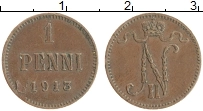 монета - 1894 – 1917 николай ii 1 пенни - подробная информация фото 1