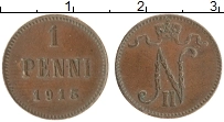 монета - 1894 – 1917 николай ii 1 пенни - подробная информация фото 1