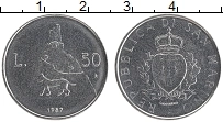 монета - сан-марино 50 лир - подробная информация фото 1