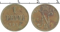 монета - 1894 – 1917 николай ii 1 пенни - подробная информация фото 1