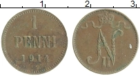монета - 1894 – 1917 николай ii 1 пенни - подробная информация фото 1