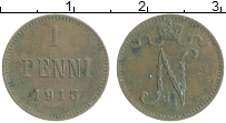 монета - 1894 – 1917 николай ii 1 пенни - подробная информация фото 1