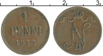 монета - 1894 – 1917 николай ii 1 пенни - подробная информация фото 1