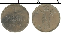 монета - 1894 – 1917 николай ii 1 пенни - подробная информация фото 1