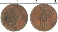монета - 1894 – 1917 николай ii 1 пенни - подробная информация фото 1