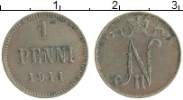 монета - 1894 – 1917 николай ii 1 пенни - подробная информация фото 1