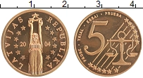 монета - латвия 5 евроцентов - подробная информация фото 1
