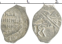 монета - 1606 – 1610 василий шуйский 1 копейка - подробная информация фото 1