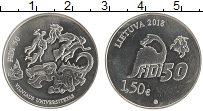 монета - литва 1 1/2 евро - подробная информация фото 1