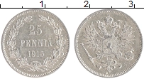 монета - 1894 – 1917 николай ii 25 пенни - подробная информация фото 1