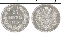 монета - 1894 – 1917 николай ii 25 пенни - подробная информация фото 1