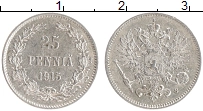 монета - 1894 – 1917 николай ii 25 пенни - подробная информация фото 1