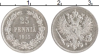 монета - 1894 – 1917 николай ii 25 пенни - подробная информация фото 1