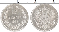 монета - 1894 – 1917 николай ii 25 пенни - подробная информация фото 1