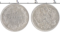 монета - 1894 – 1917 николай ii 25 пенни - подробная информация фото 1