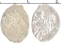монета - 1606 – 1610 василий шуйский 1 копейка - подробная информация фото 1