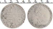 монета - 1689 – 1725 петр i 1 рубль - подробная информация фото 1