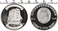 монета - северная корея 5 вон - подробная информация фото 1