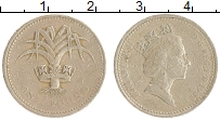 монета - великобритания 1 фунт - подробная информация фото 1