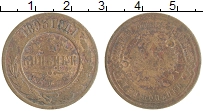 монета - 1881 – 1894 александр iii 3 копейки - подробная информация фото 1