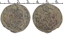 монета - 1762 – 1796 екатерина ii 2 копейки - подробная информация фото 1