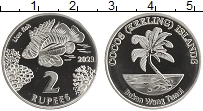 монета - кокосовые острова 2 рупии - подробная информация фото 1